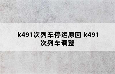 k491次列车停运原因 k491次列车调整